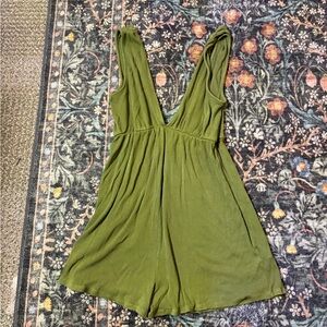 Urban Outfitters Olive Green Romper